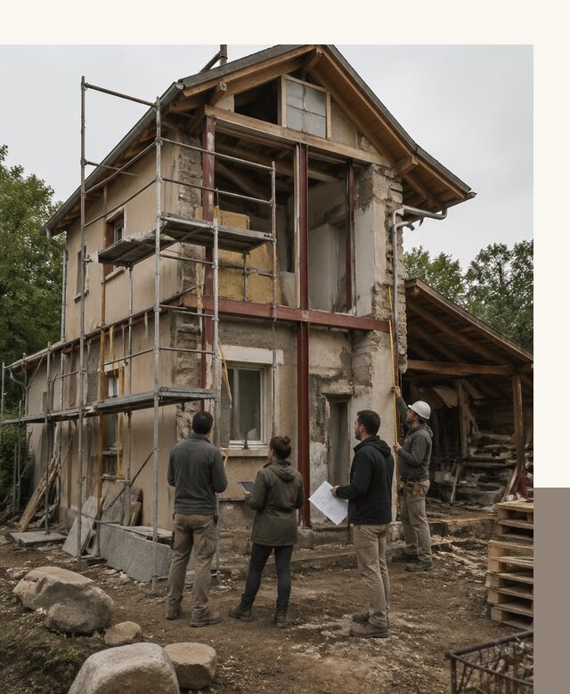 Реконструкция загородного дома под ключ в Апатитах от бюро